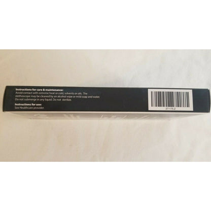 Black Stethoscopes - BOX OF 12 - Better Touch - Dual Head - NEW - cabvi