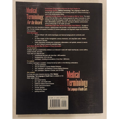 Medical Terminology: Language of Health Care – Willis – Very Good