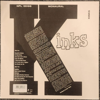 The Kinks - Monaural Limited Edition Red Colored Vinyl LP New Sealed