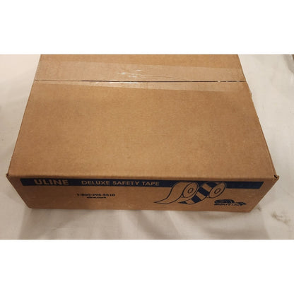 ULINE S‑19801BLU Deluxe Safety Tape 2"x100' Blue – New Sealed Box