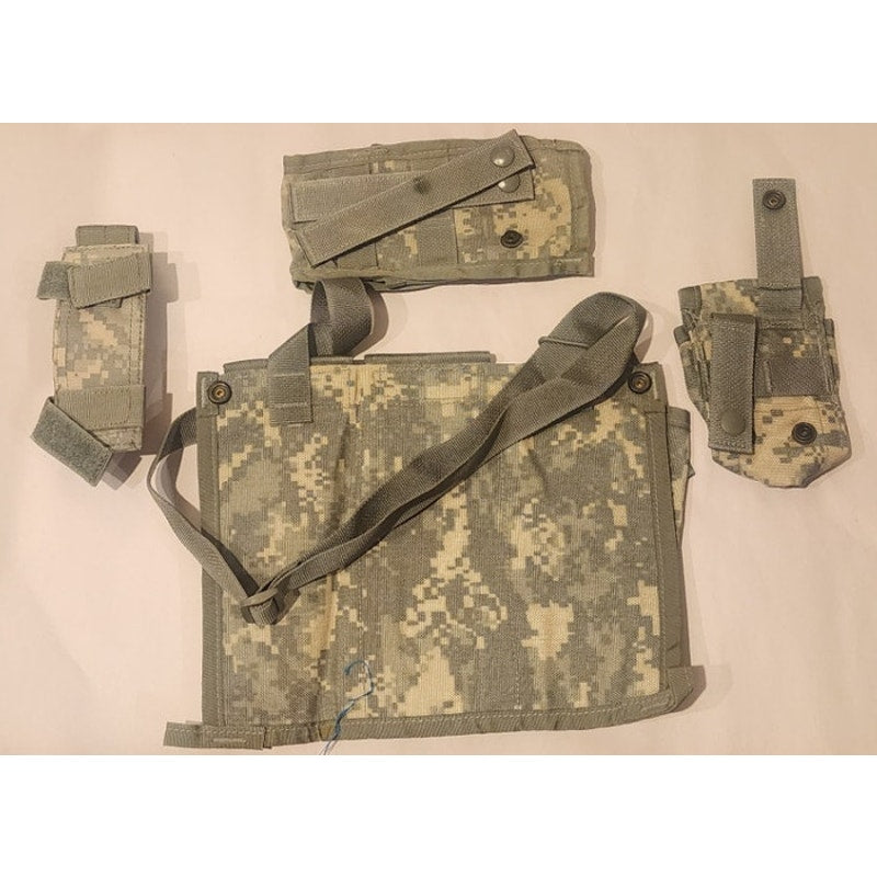 US Military ACU MOLLE Pouch Lot – 4 Pieces – Utility & Mag Pouches