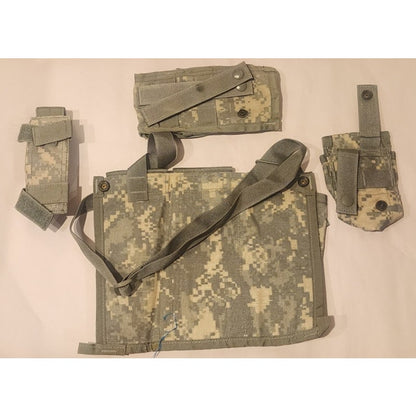 US Military ACU MOLLE Pouch Lot – 4 Pieces – Utility & Mag Pouches
