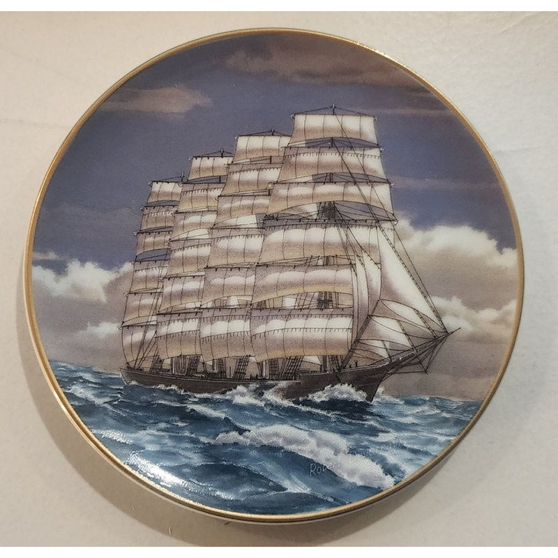 Danbury Mint Great American Sailing Ships Miniature Plate EDWARD SEWALL Japan