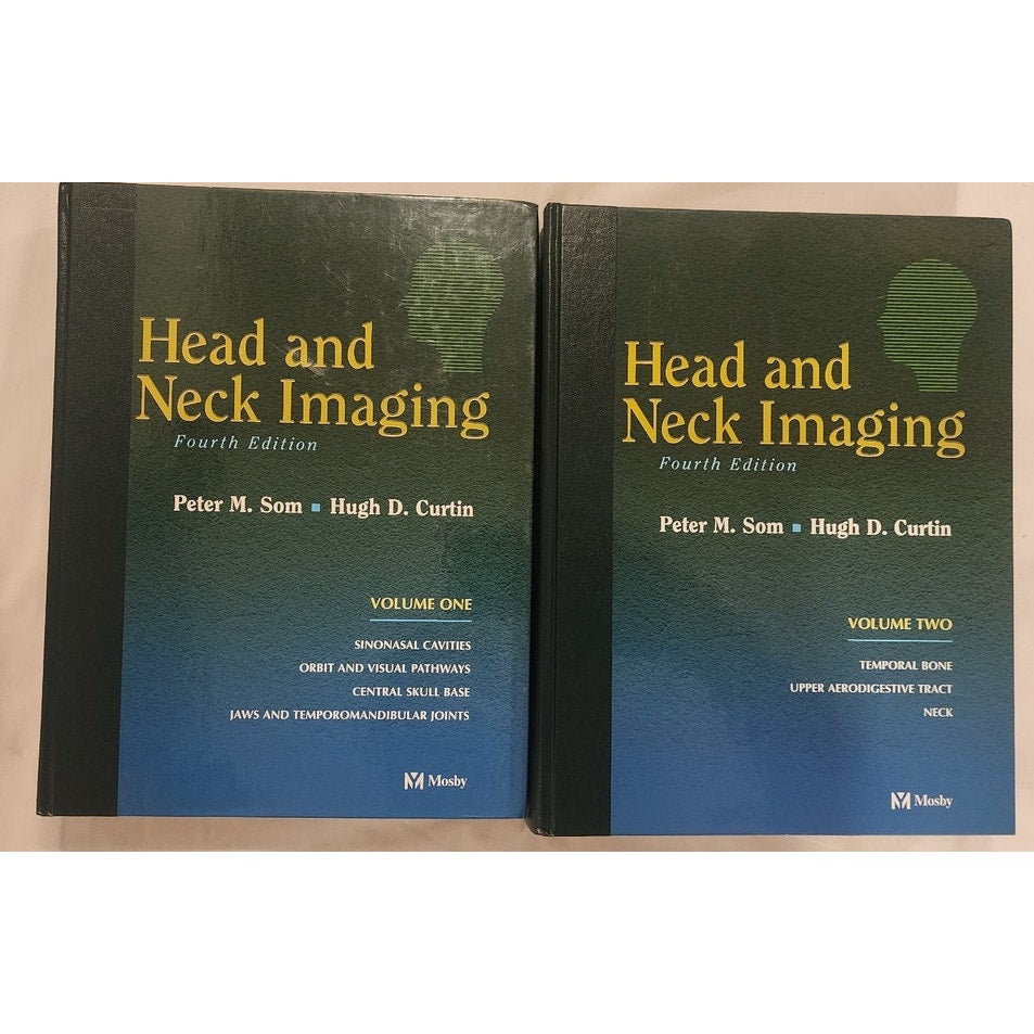 Head and Neck Imaging Som & Curtin 4th Ed Vol 1 & 2 – Good Condition
