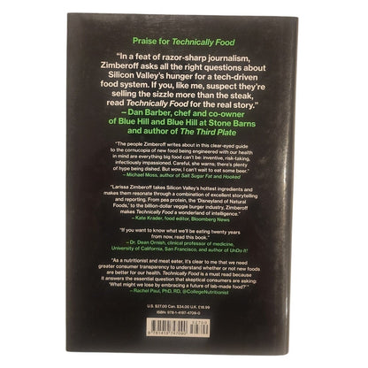 Technically Food by Larissa Zimberoff – Hardcover – Very Good