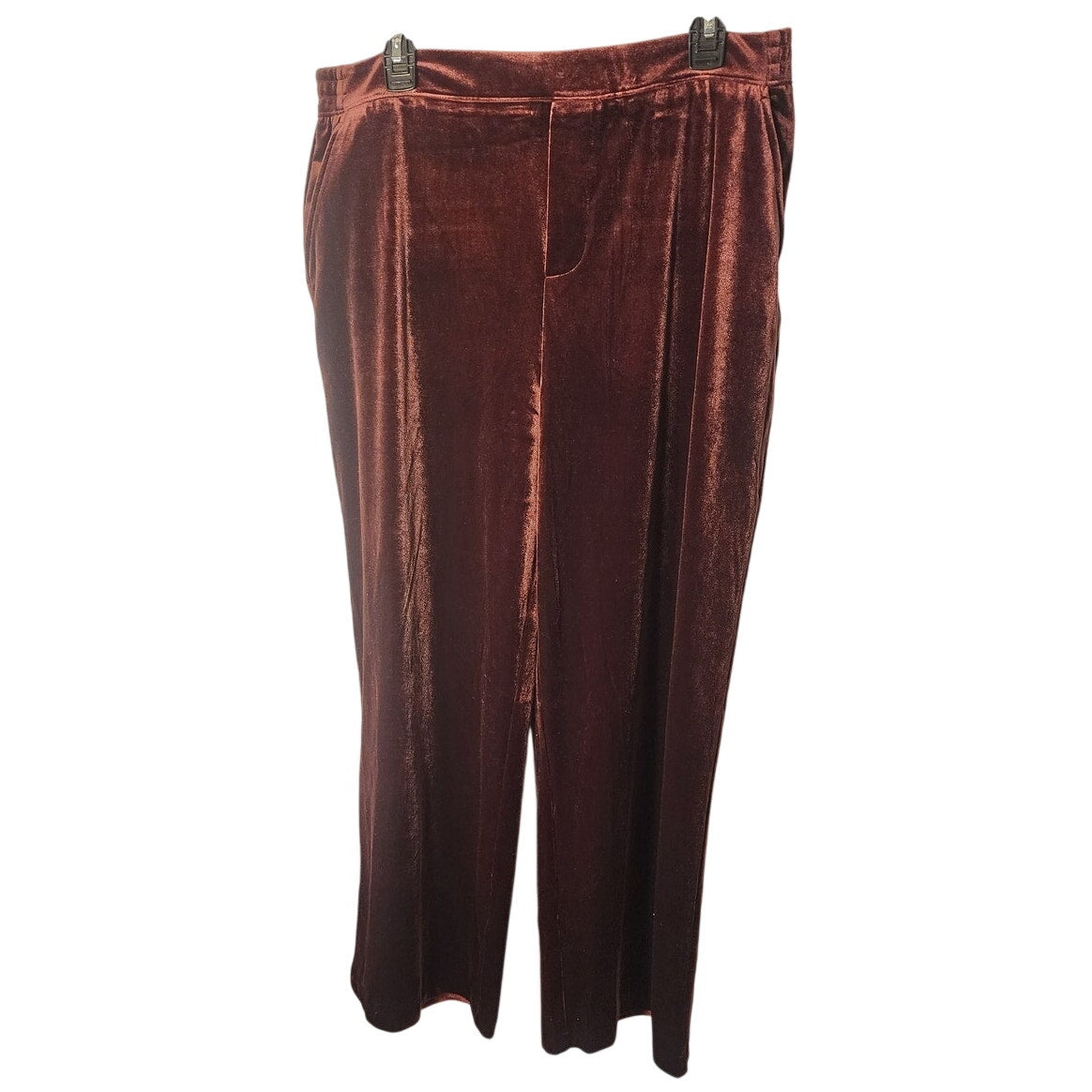 BlankNYC Womens Size XL Wine Velvet Pants NWT Burgundy Velour Trousers New