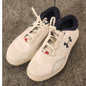 Under Armour Charged Golf Shoes Men 10.5 White Navy Athletic Cleats