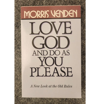 ove God and Do as You Please Morris Venden Paperback Christian Book 0816310890