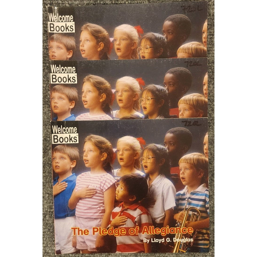 Lot of 3 The Pledge of Allegiance Welcome Books Scholastic Reader 720L