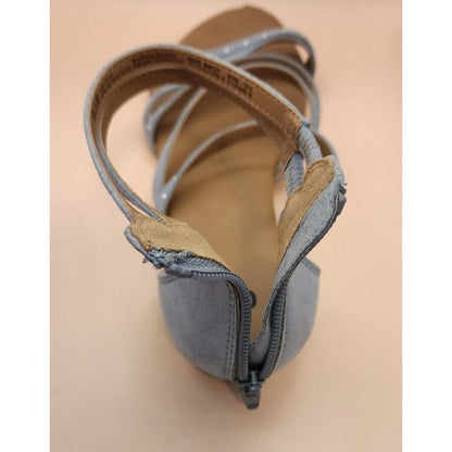 So - Light Blue Strapped Open Toe Sandle Shoe w/studs - Size 9 - See Pics