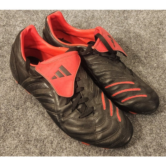 Adidas Predator Absolado TRX FG Soccer Cleats Mens Size 11.5 Black Red