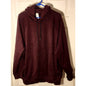 Fila Mens 2XL Maroon Pullover Hoodie Sweatshirt Zipper Pockets Long Sleeve