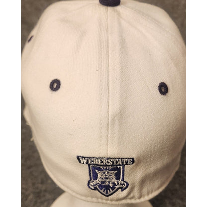 Weber State Wildcats Top Of The World Flex Fit Hat Signed Ron McBride Coach