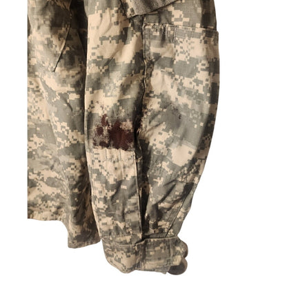US Army ACU Jacket Medium‑Long UCP Camo – Stain on Sleeve