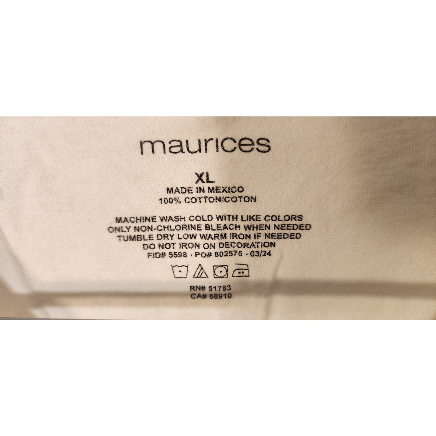 Maurices XL White Kind People Are My Kinda People Graphic Tee Retro Top