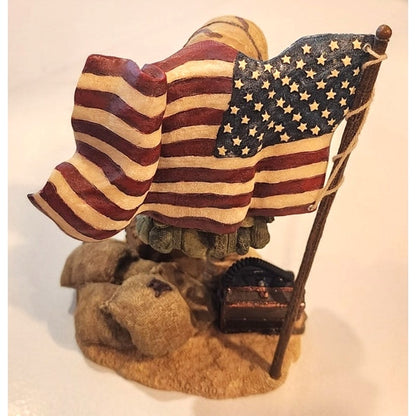 Boyds Bears Uncle Elliot Stars Stripes American Flag Figurine 2277923