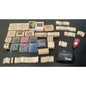 Rubber Stamp Lot,1 full alphabet, many other stamps. large, med, small - Ink too