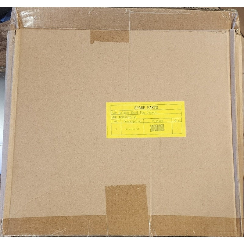 New Genuine Hampton Bay Holden 10x10 Gazebo Replacement Mosquito Netting Mesh
