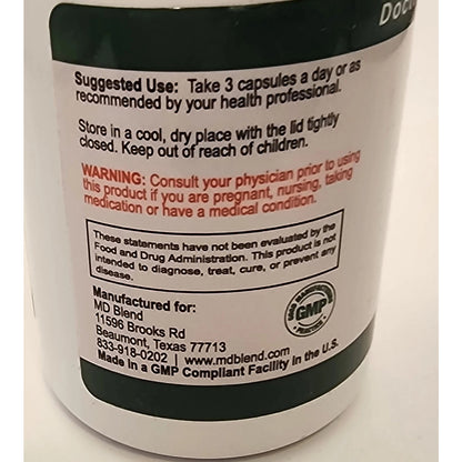 M.D. Blend - Nature’s Biotic Dietary Supplement 90 Capsules - w/ Berberine, etc.