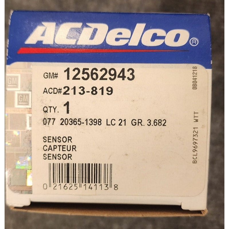 New OEM GM ACDelco Oxygen O2 Sensor 12562943 213-819 Silverado Tahoe Yukon