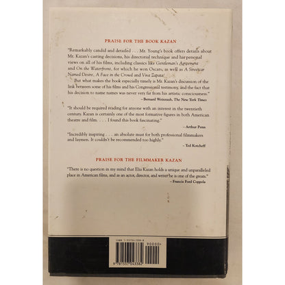 Kazan: The Master Director Discusses His Films Elia Kazan Jeff Young Hardcover