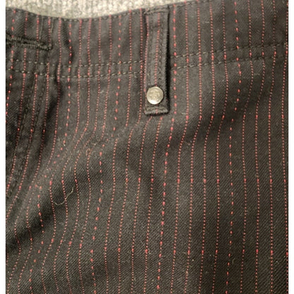 Vans Men Black Red Pinstripe Shorts Size 38 Skate Boardshorts