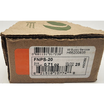 Plasteel Clip-on Wheel Weights - Box of 25 - .71 oz or 20g - FNPS-20