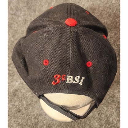 Vintage WearGuard Workwear Hat Cap Strapback Gray Black 3 BSI Embroidered