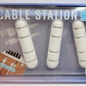 3 Pack of 4 Cable - Station Desk Cable Holders - QUB Works, White