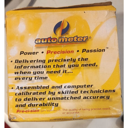 New AutoMeter 2604 Z-Series Mechanical Oil Pressure Gauge 2-1/16 52mm 0-100 PSI