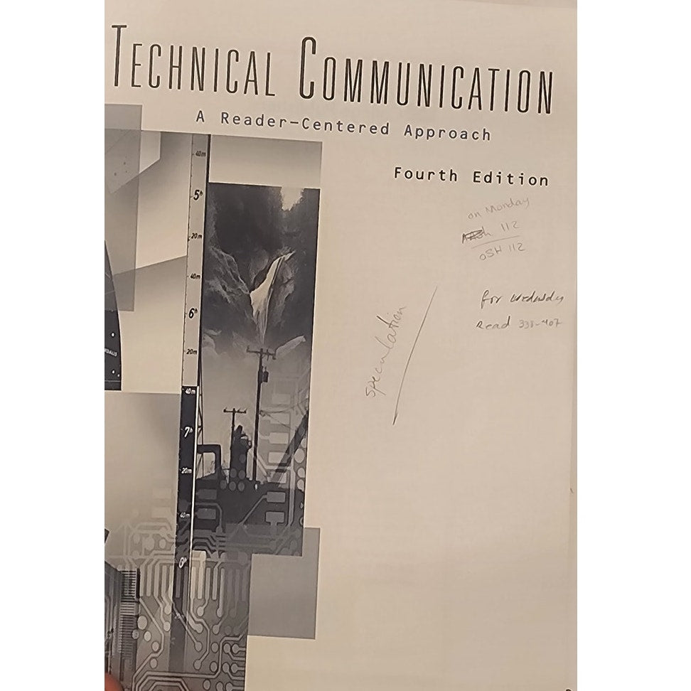 Technical Communication Reader‑Centered Approach 4th Ed Anderson