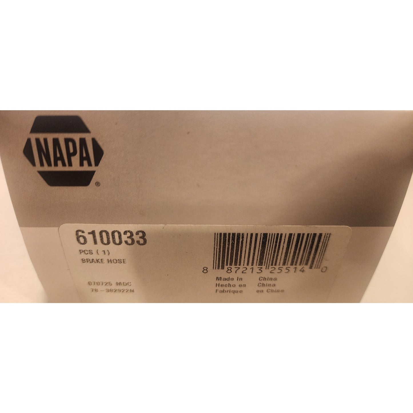 Ultra Premium Brake Hose - 610033 - 17.1 In - Napa - New in Box