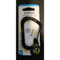 Pk of 2 Nite Ize-Slide Lock Stainless Locking Carabiner Clip #4 -lack CSL4-01-R6
