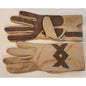 Vintage - Women's - Goldish Tan/Brown Driving Gloves - One Size - Nylon/Spandex