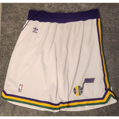 Adidas Mens Size XL Utah Jazz NBA Basketball Shorts Athletic Gym Pockets Navy