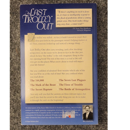 The Last Trolley Out Morris Venden Paperback Christian Book 0936785926
