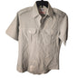 Propper Green Tactical Military Work Shirt Short Sleeve Button Up Size 16