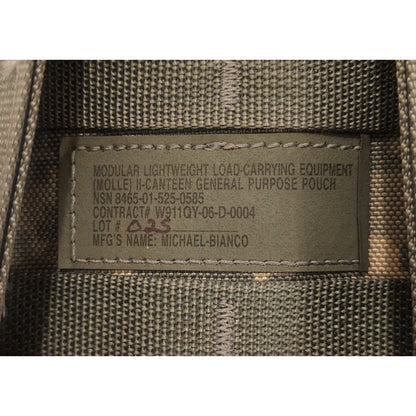 MOLLE II Canteen General Purpose Pouch ACU Camo NSN 8465‑01‑525‑0585