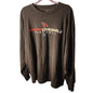 Vintage Majestic Arizona Cardinals NFL Football Long Sleeve Shirt Gray 2XL
