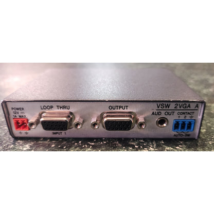 Extron VSW 2VGA A Two Input VGA and Stereo Audio Switcher