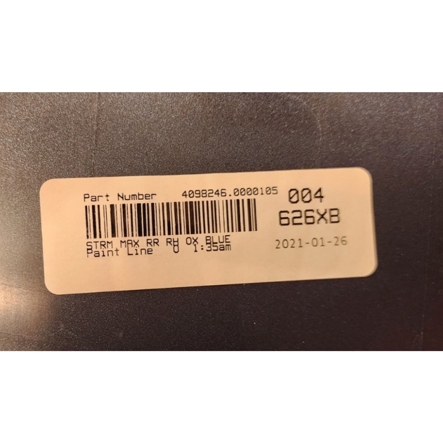 NEW- BRP- RH-Rear Door Panel- Oxford Blue- 2021-2023- Can Am - See Description