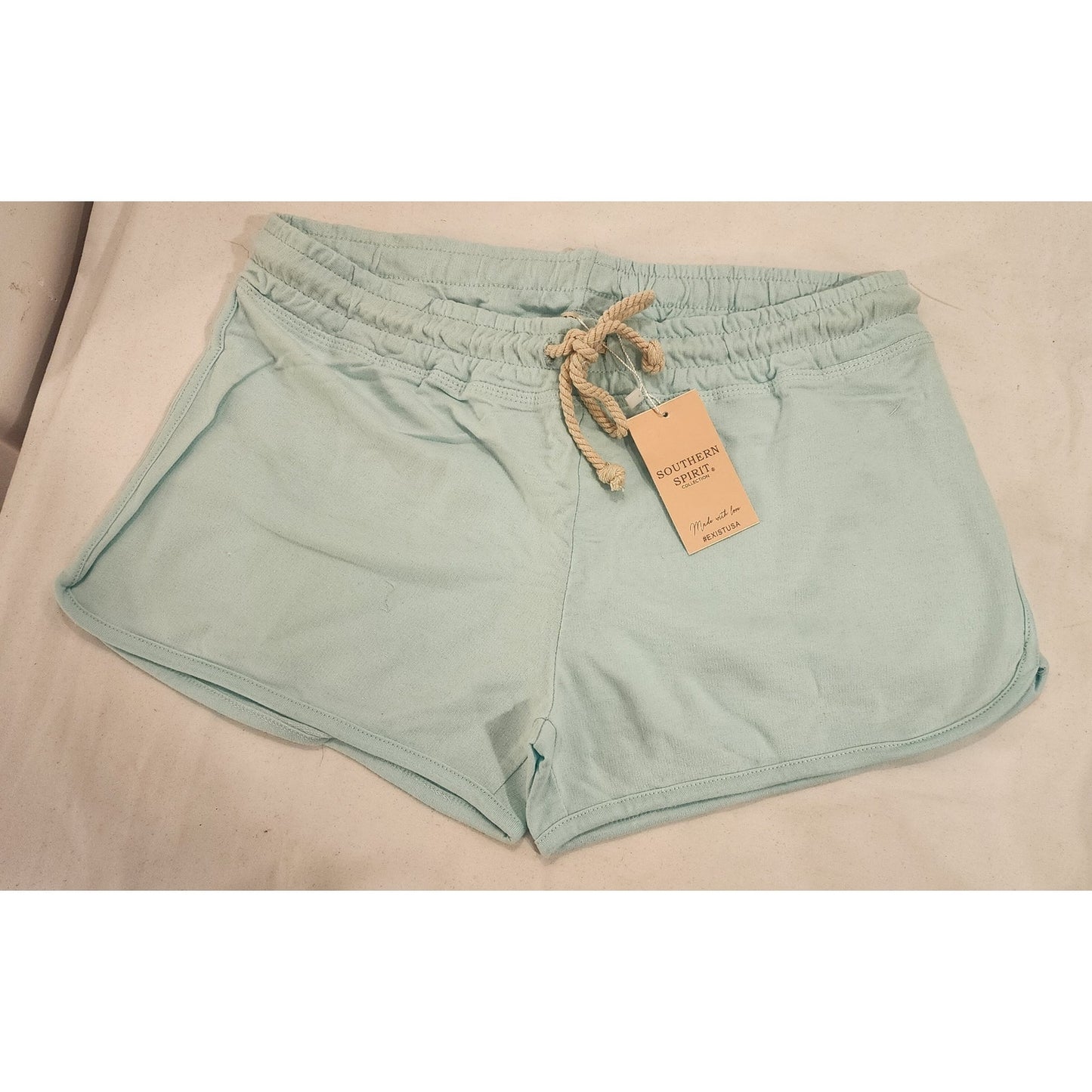 NWT Southern Spirit Cool Mint Smocked Lounge Shorts - Women's Size Medium