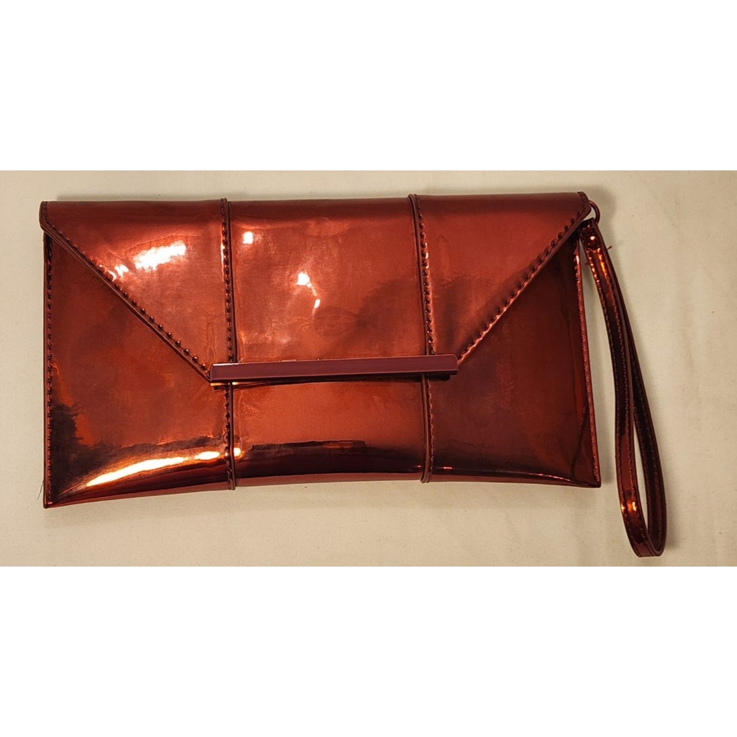 ALDO - Red - Black inside - Wristlet Clutch Purse Bag - Long Handbag Wallet