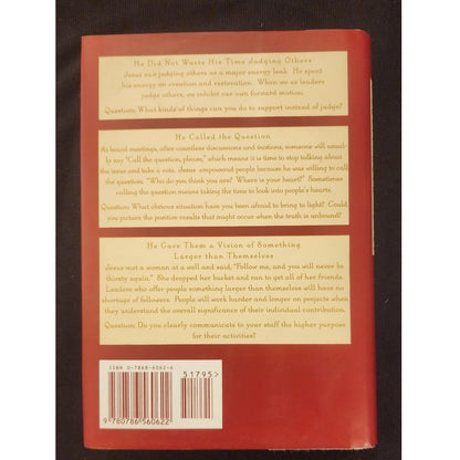 Jesus CEO Laurie Beth Jones Hardcover 1995 Ancient Wisdom Visionary Leadership