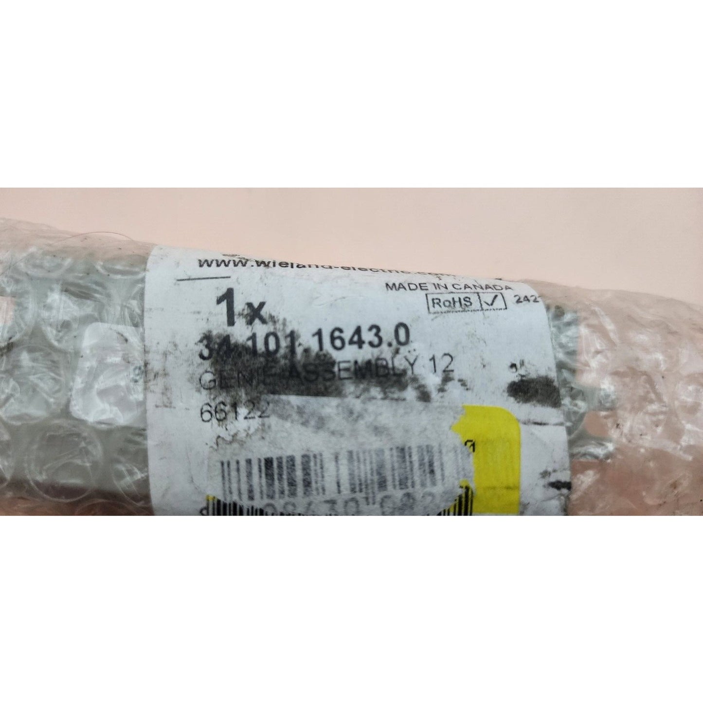 Genie Terminal Rail Assembly 12-66122 - Wieland Electric - 34.101.1643.0