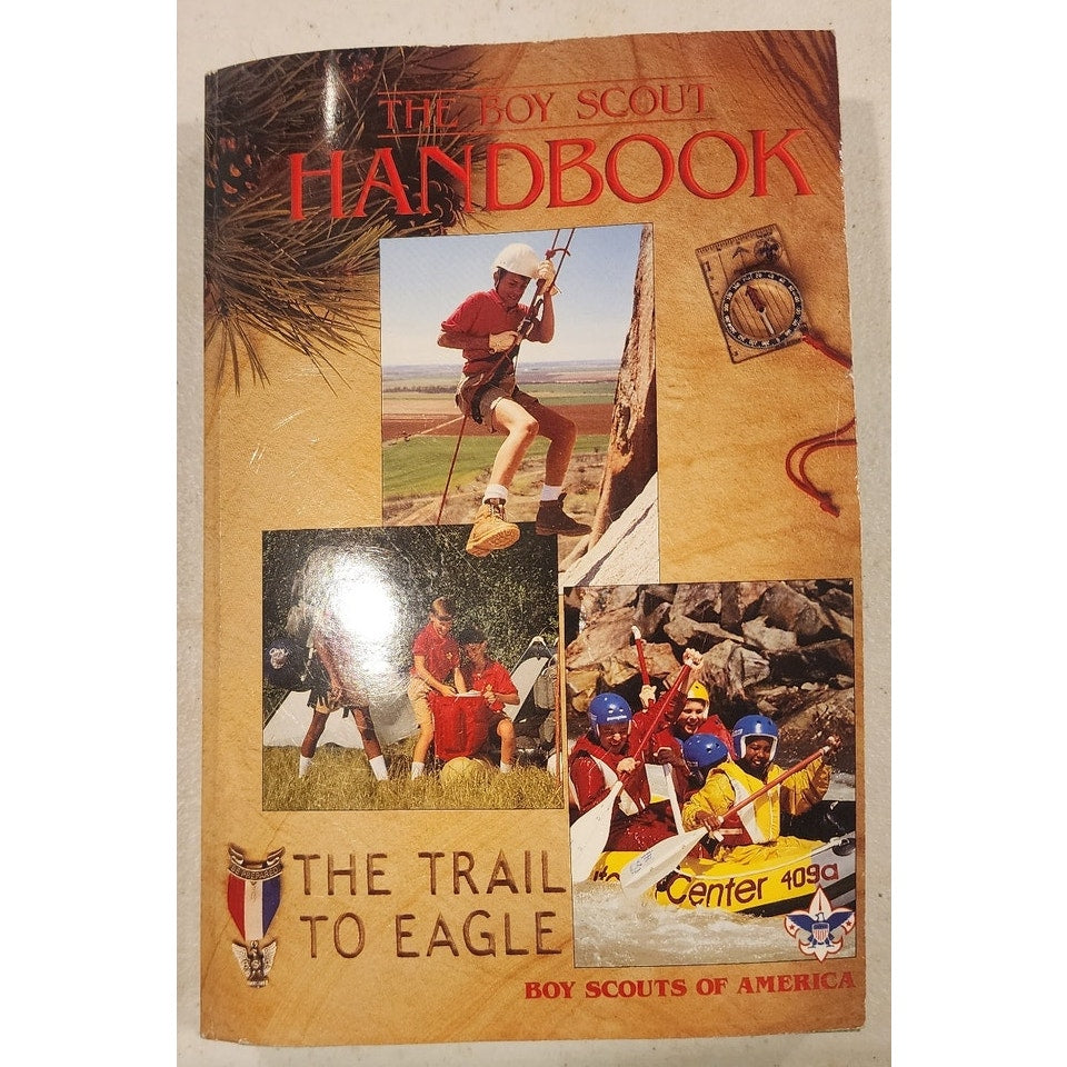 Official Boy Scout Handbook 10th Edition 1990 Vintage BSA Camping Scouting Guide