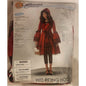 California Costume Red Riding Hood Tween XL 12‑14 Crushed Velvet Dress NWT