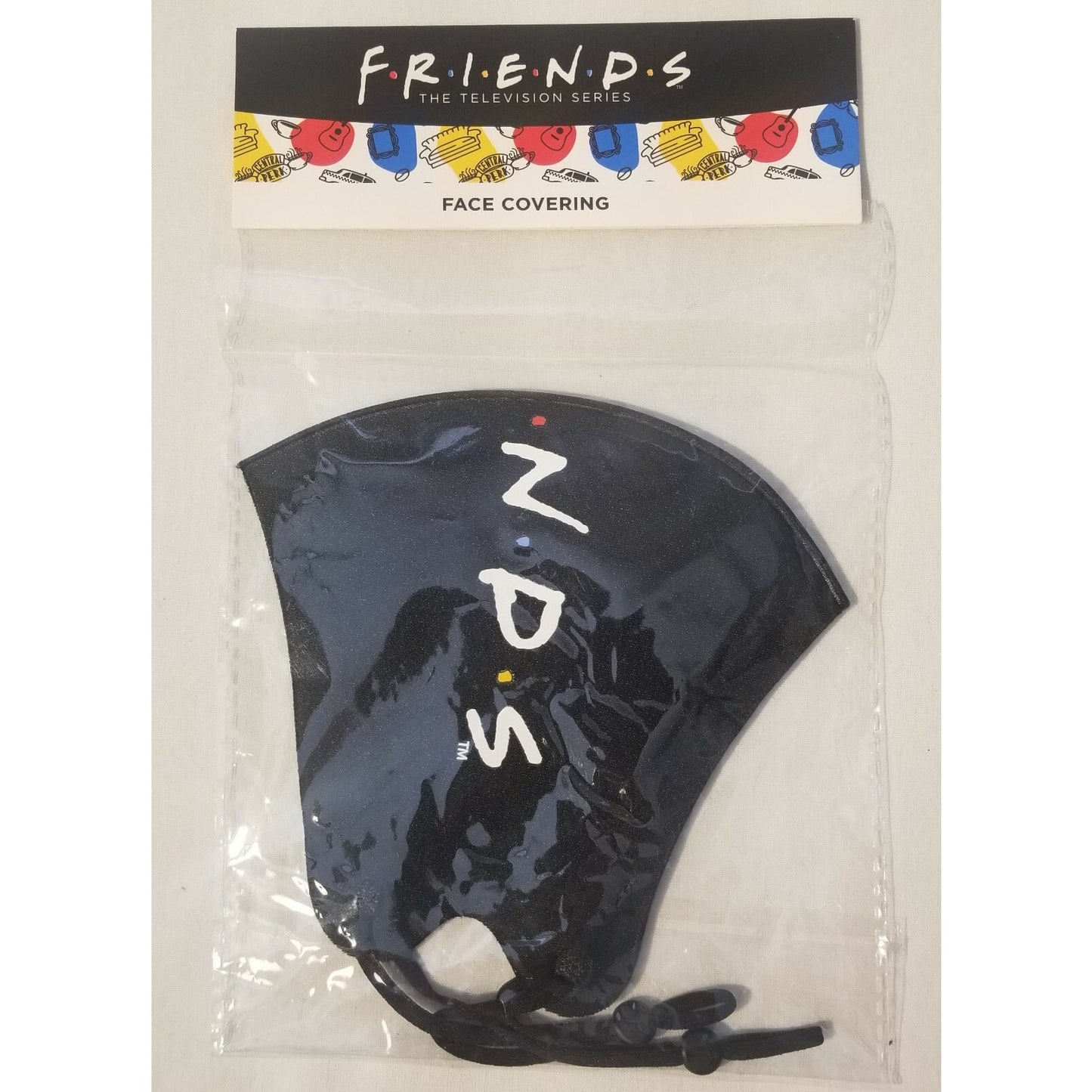 FRIENDS TV Series Logo -Face Mask - Washable Reusable - Brand New Black