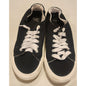 Time and Tru Womens Size 9 Black Canvas Low Top Lace Up Sneakers Shoes