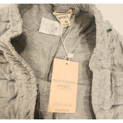 NWT Southern Spirit Heather Grey Smocked Lounge Shorts - Women's Size Medium